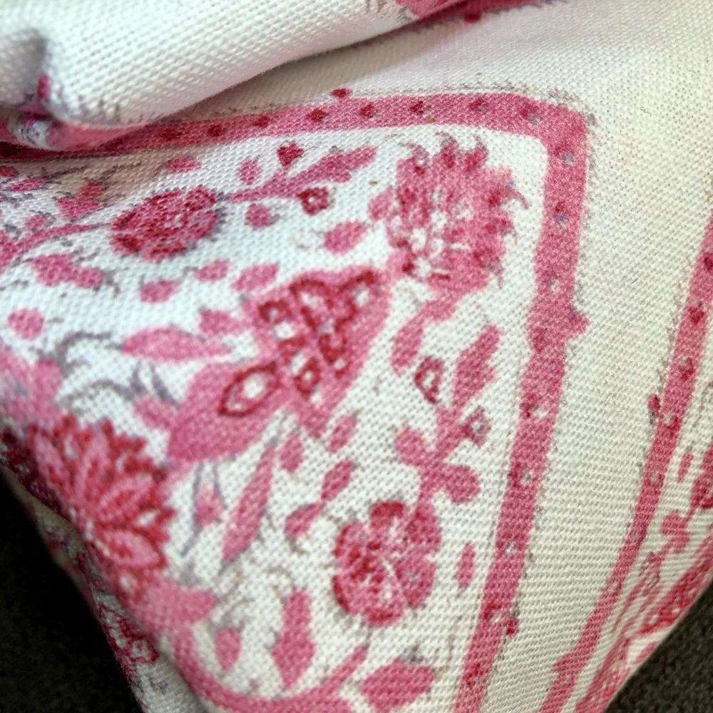 Pottery Barn Heart Organic Cotton Tablecloth